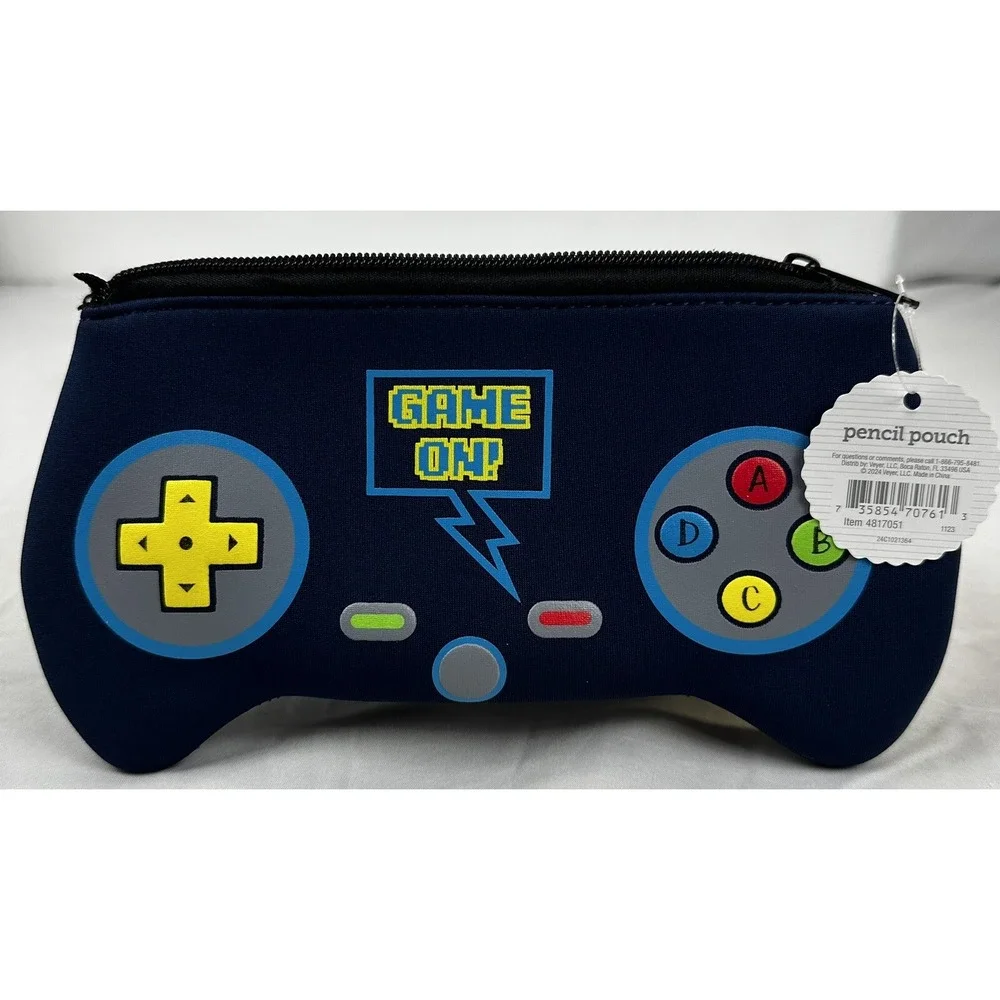 Game Controller Shaped Pencil Pouch Zipper Case‎ - 